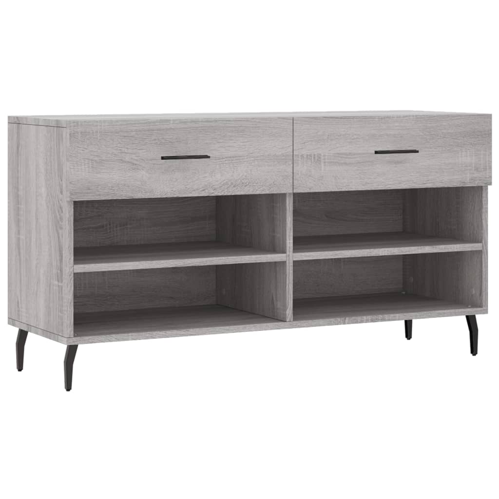Schuhbank Weiß 102x35x55 cm Holzwerkstoff