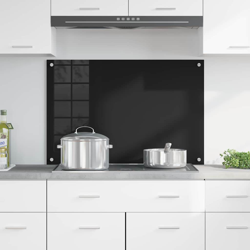 Küchenrückwand 2 pcs Weiß 70 x 40 cm Gehärtetes Glas
