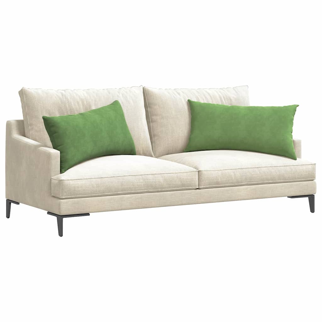 Sofakissen 2 Stück Blau 50 x 30 cm Cordstoff