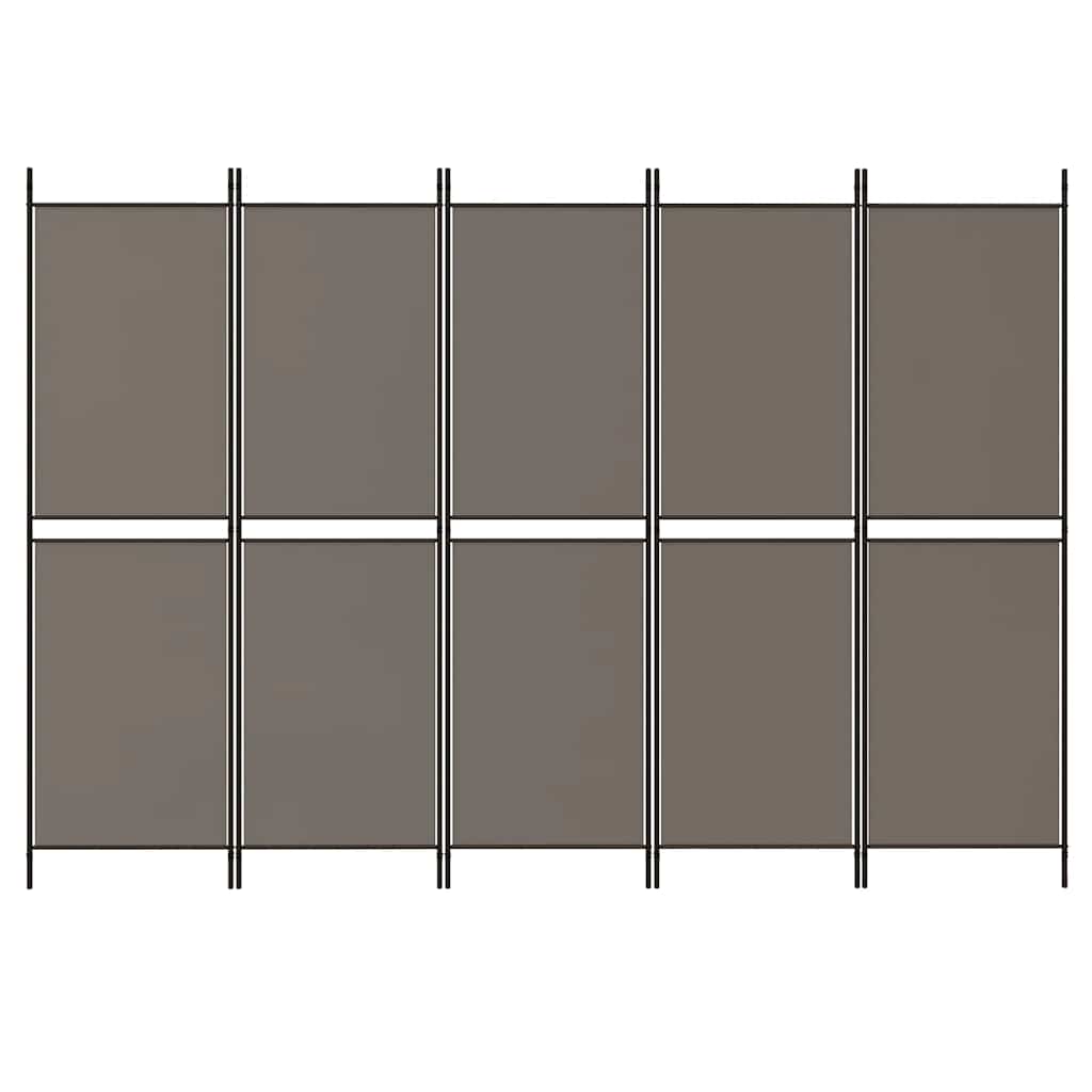 3-teiliger Raumteiler Beige 150 x 180 cm Stoff