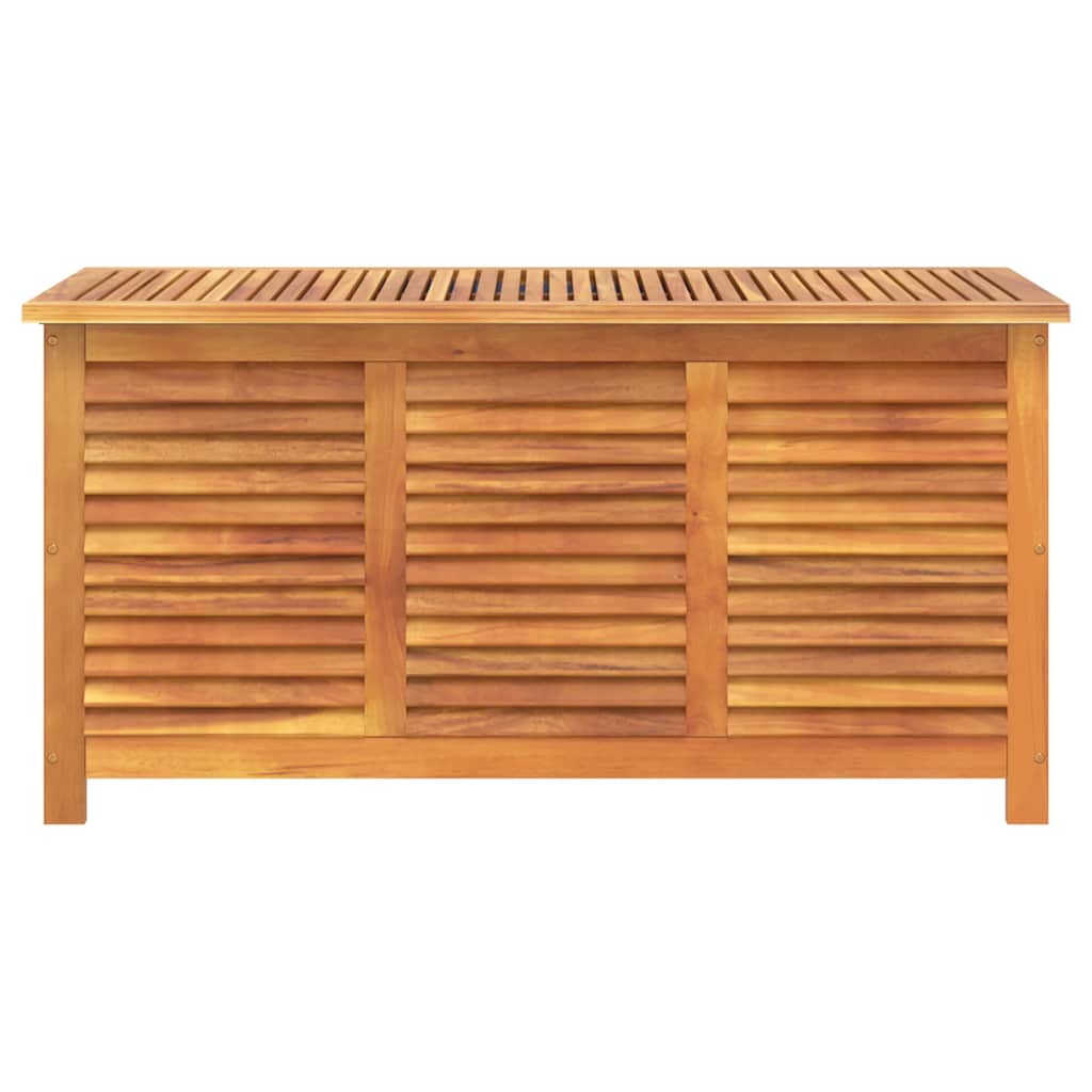 Gartenbox mit Lüftungsschlitzen 60x50x56 cm Massivholz Akazie