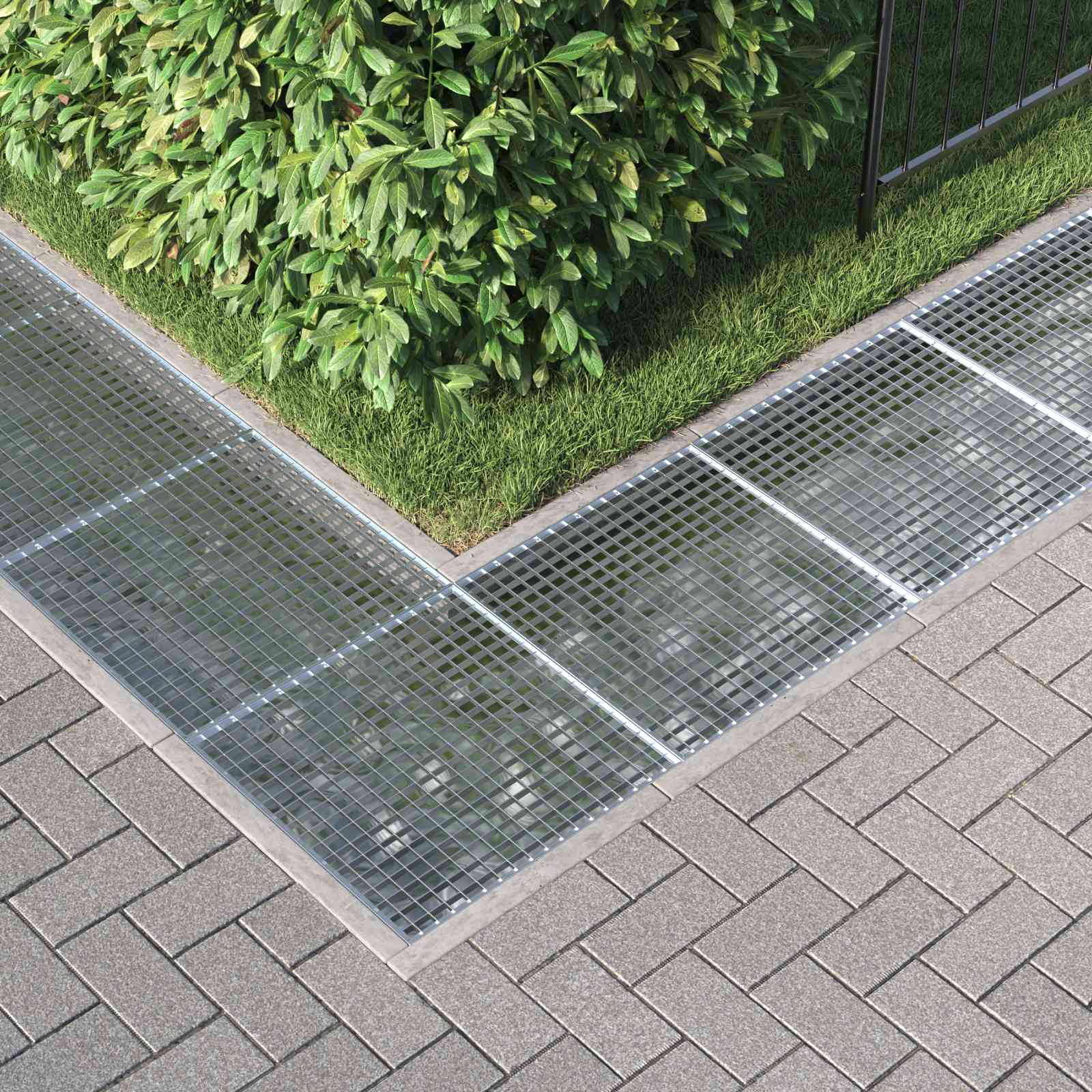 Gitter Silber 50 x 35 x 2 cm Feuerverzinkter Stahl