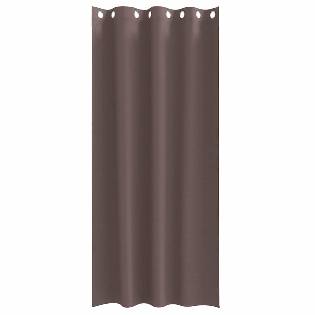 Verdunkelungs-Vorhänge mit Ringen 2 pcs Beige 140 x 140 cm