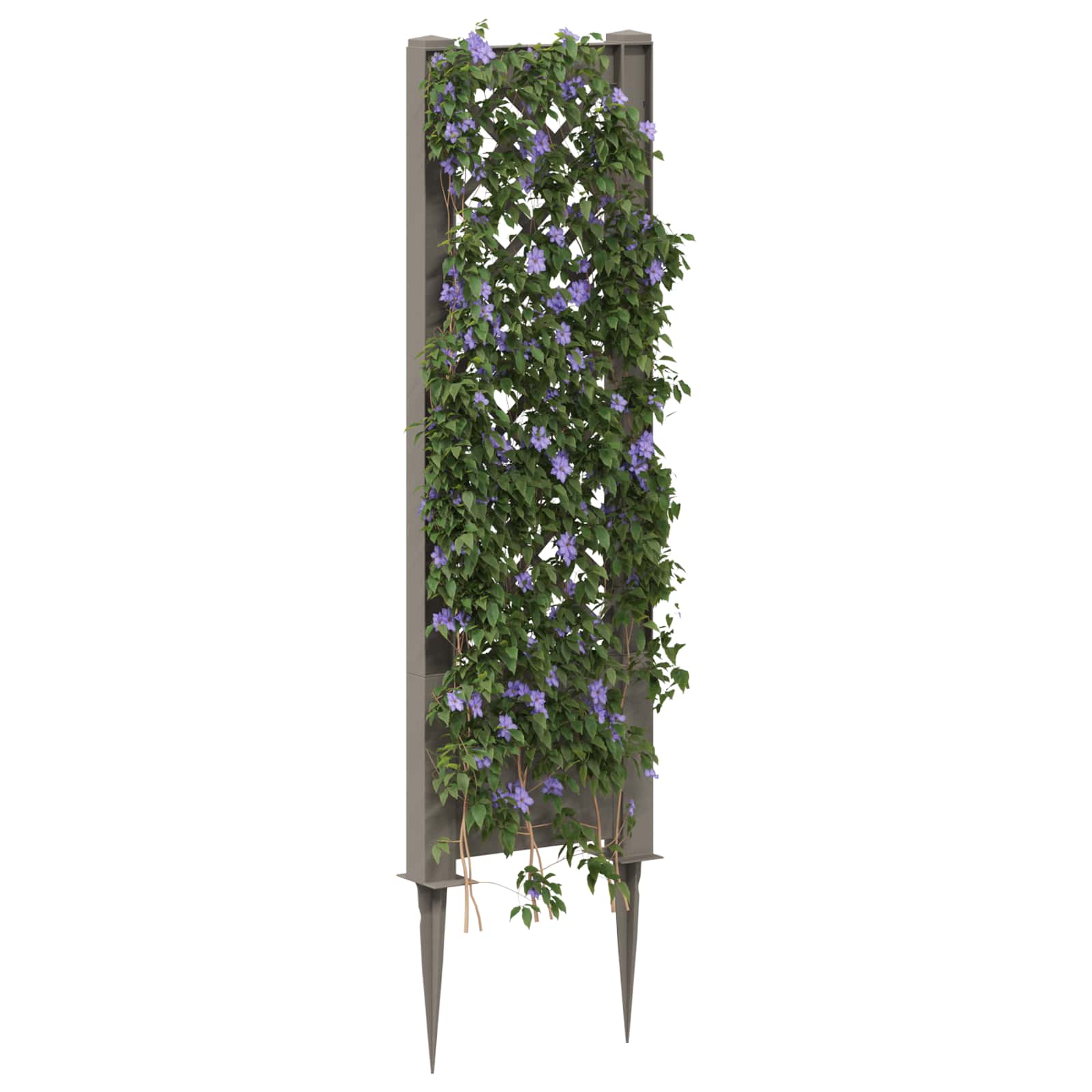 Trellis mit Spike Weiß 43 x 6 x 165 cm PP