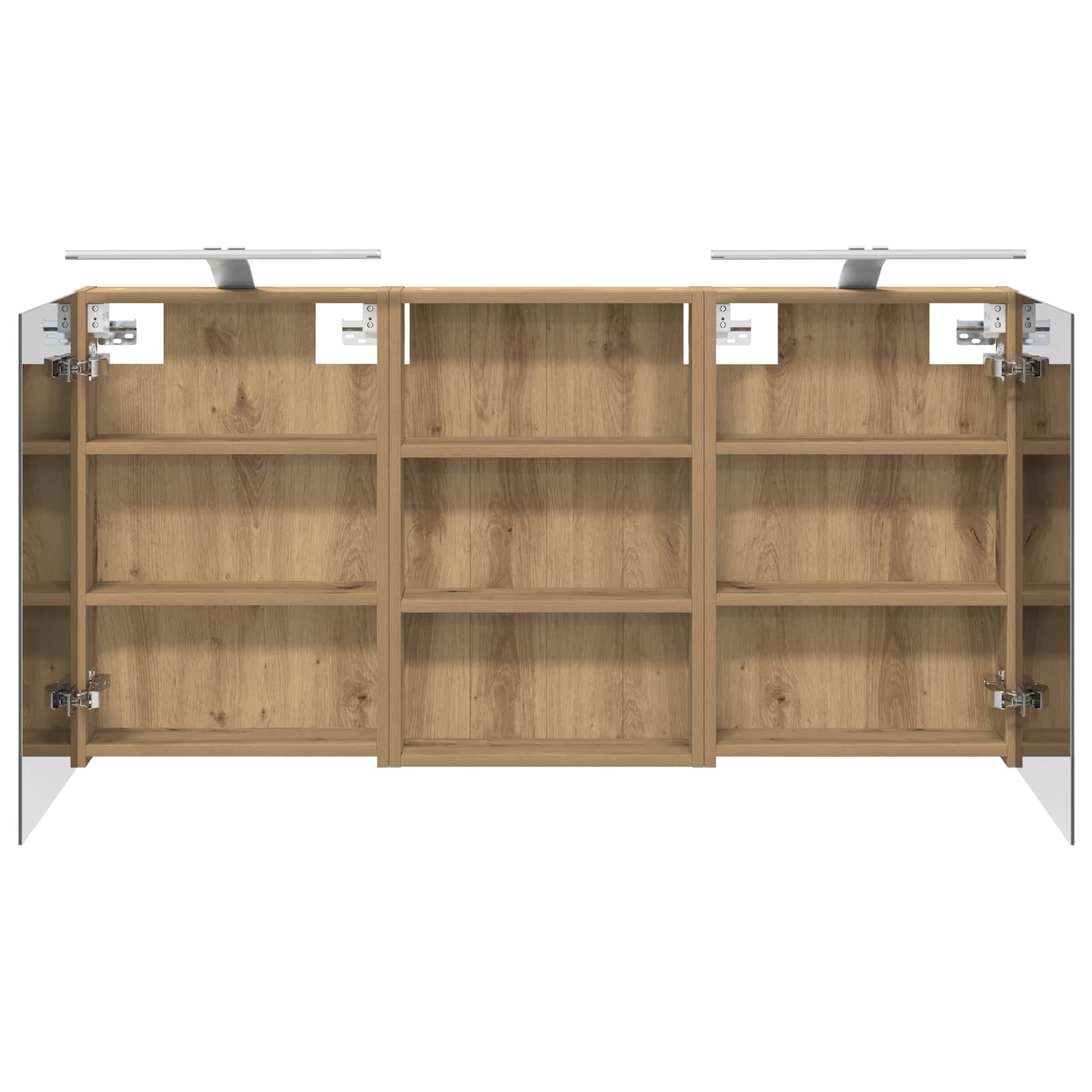 Badezimmerschrank-Set 3 pcs 80 x 10,5 x 50 cm Holzwerkstoff