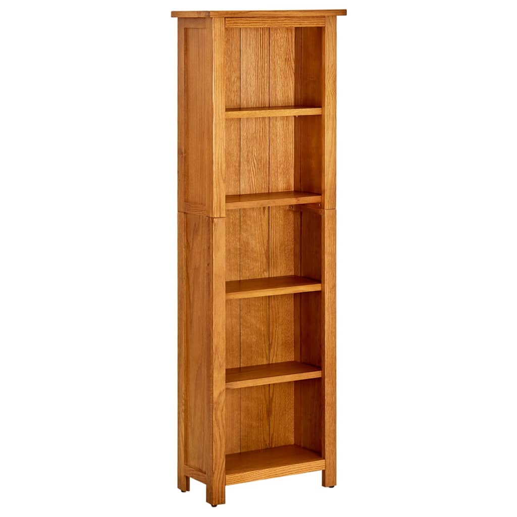 Bücherregal 45x22,5x82 cm Eiche Massivholz