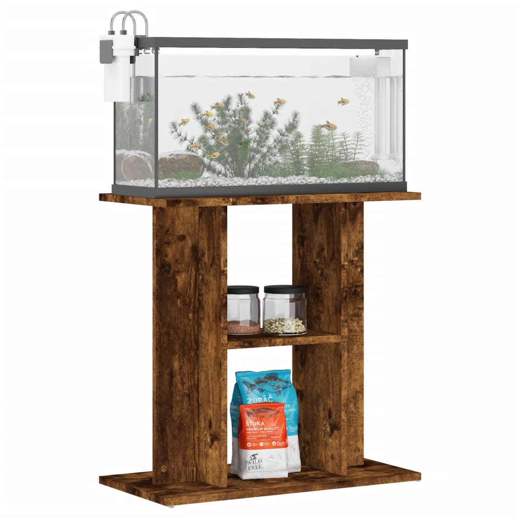 Aquariumständer Weiß 60x30x60 cm Holzwerkstoff