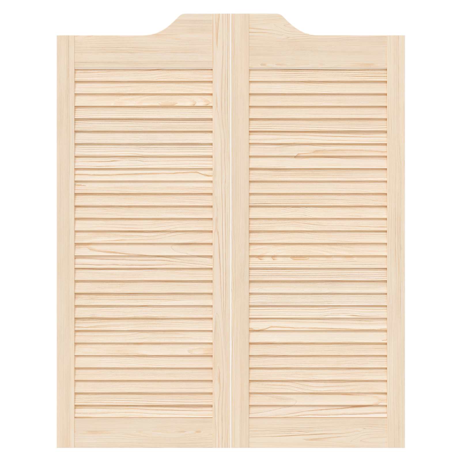 Schwingtüren Natur 80 x 40 cm Massives Kiefernholz