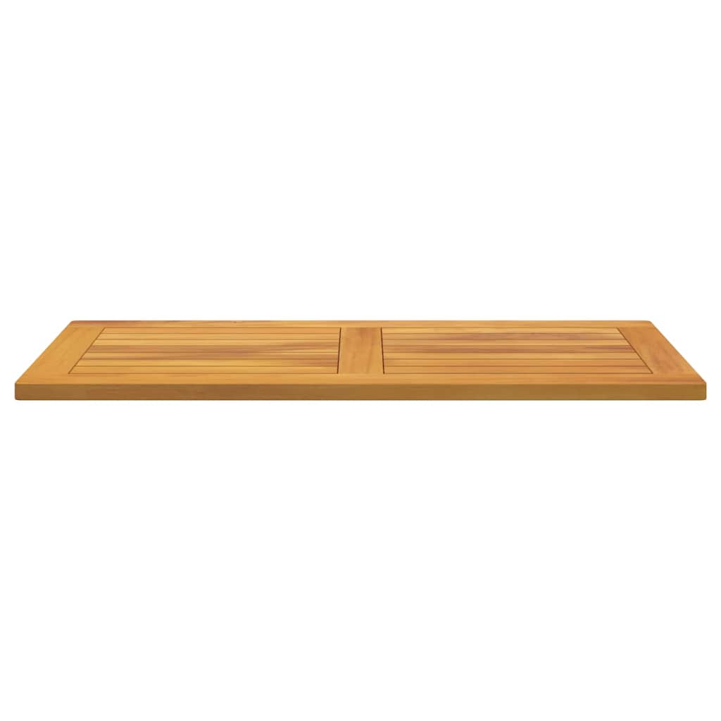 Tischplatte Öl-Natur 80 x 40 x 2 cm Massivholz Akazie