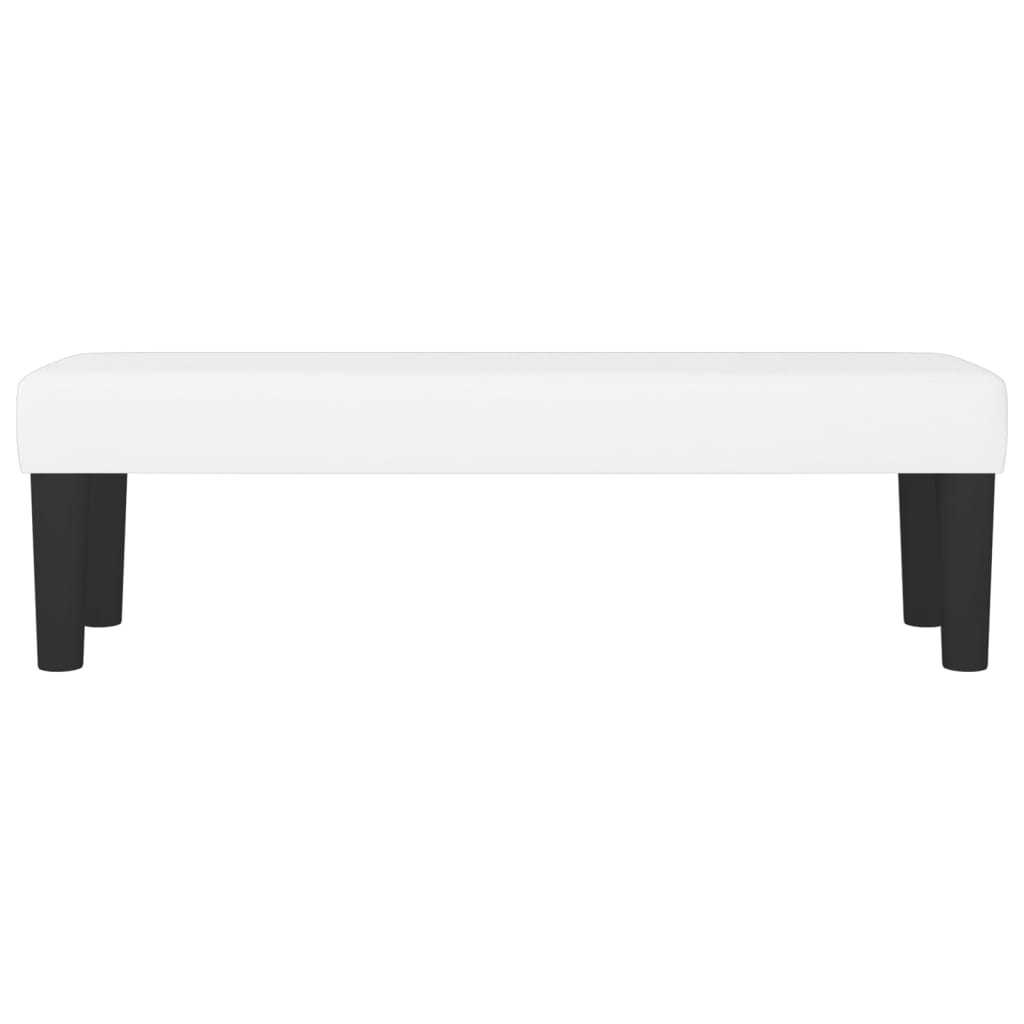 Sitzbank Grau 70x30x30 cm Kunstleder