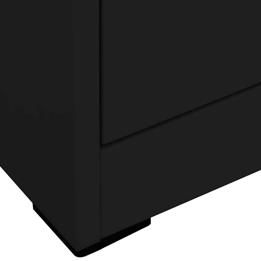 Aktenschrank Weiß 46x62x72,5 cm Stahl