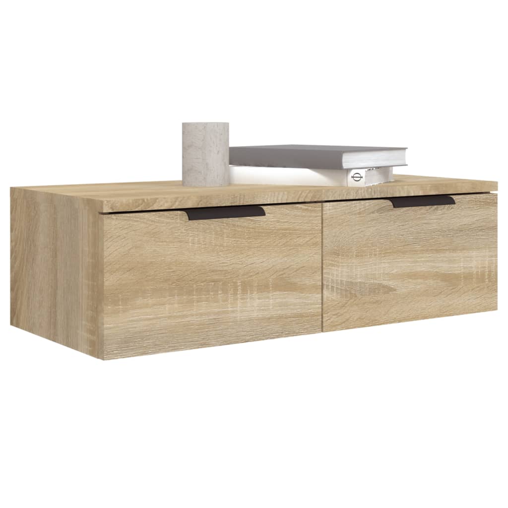 Wandschränke 2 Stk. Weiß 68x30x20 cm Holzwerkstoff