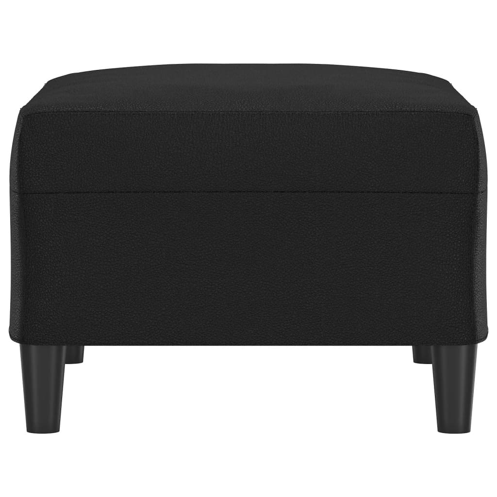 Fußhocker Schwarz 60x50x41 cm Kunstleder
