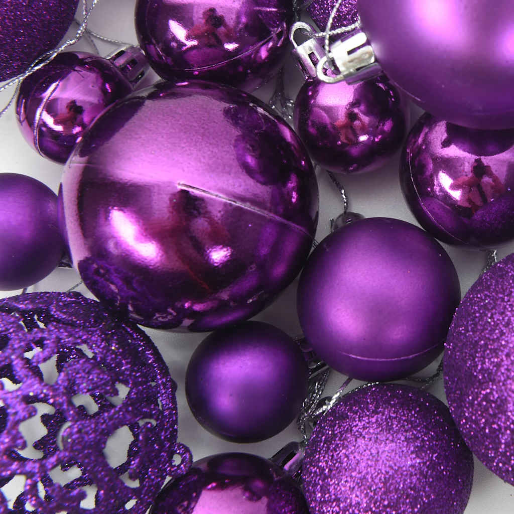 100-tlg. Weihnachtskugel-Set Weiß