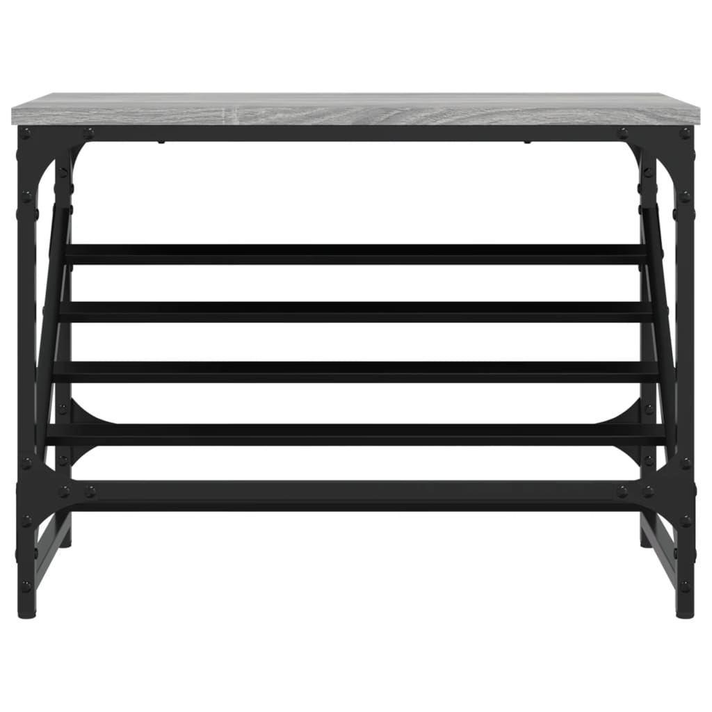 Schuhregal Schwarz 60x30x45 cm Holzwerkstoff