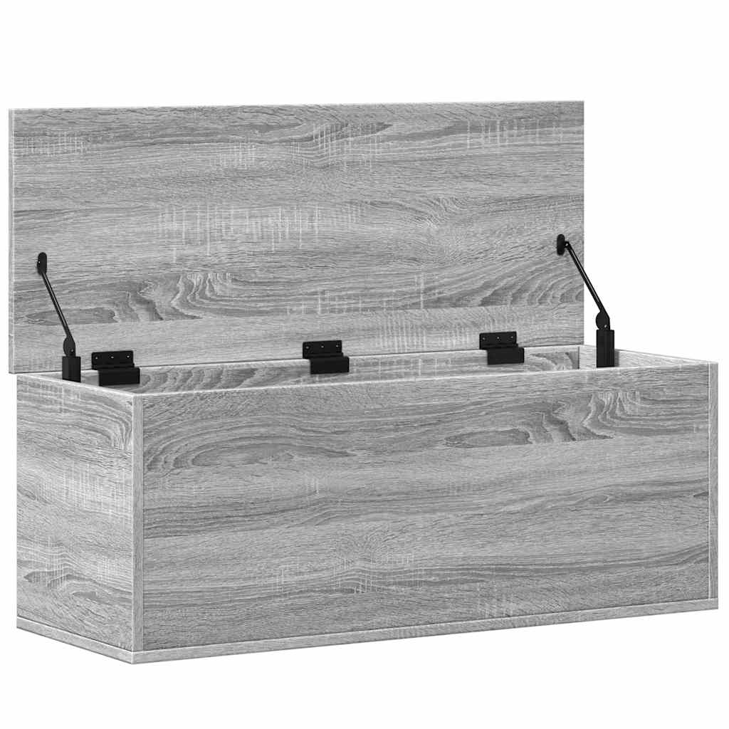 Aufbewahrungstruhe Weiß 84x42x46 cm Holzwerkstoff