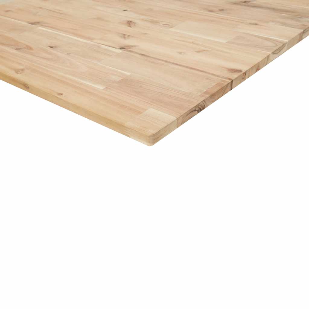 Tischplatte Rechteckig 60x50x2 cm Massivholz Akazie