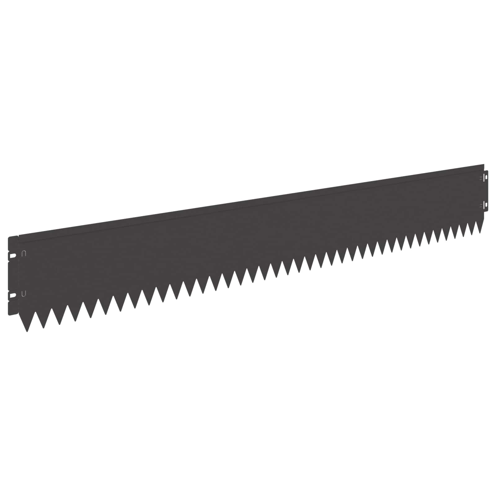 Raseneinfassung 10 pcs 103 x 10 cm Stahl Schwarz