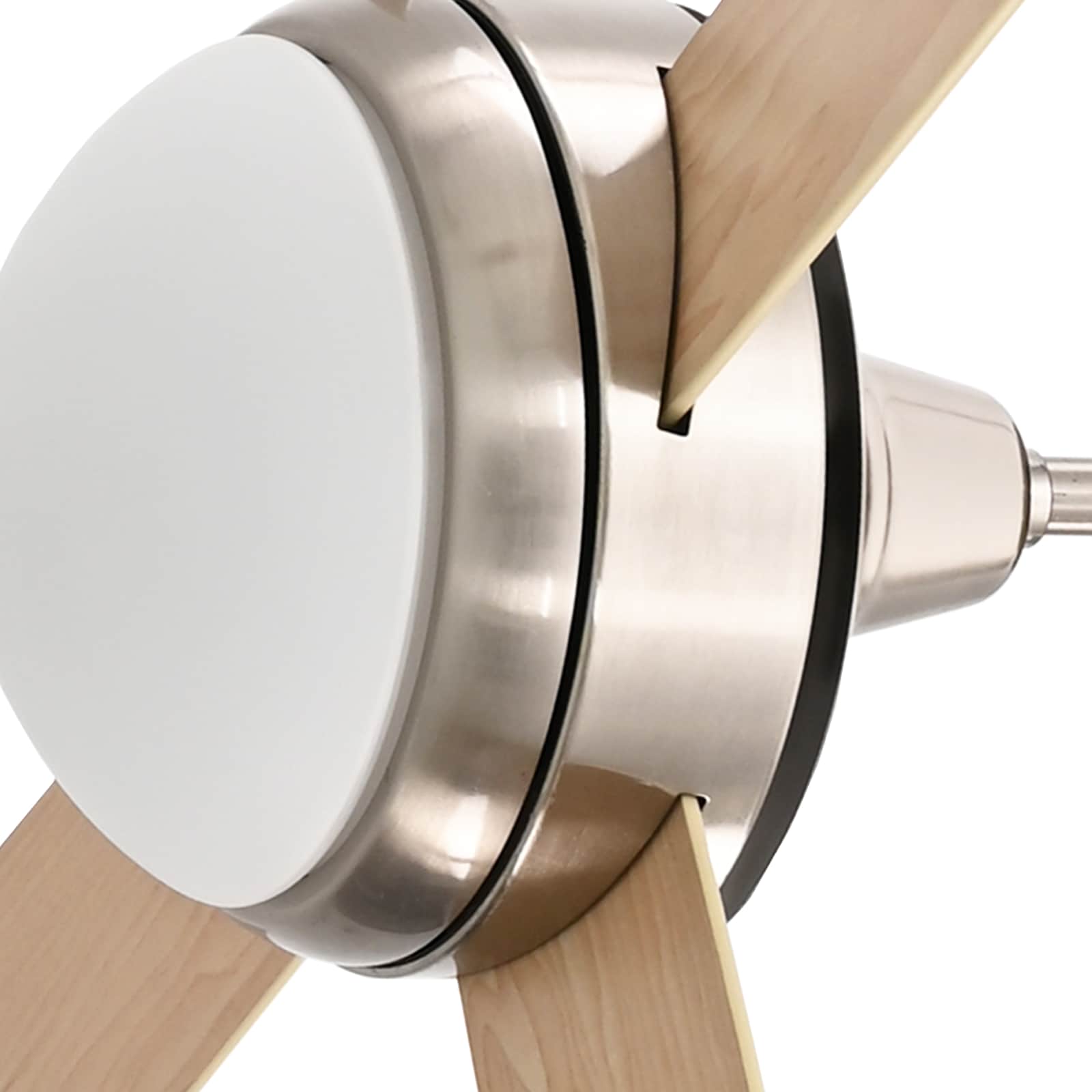 Deckenventilator mit Licht und Fernbedienung Ø 130 cm Weiß