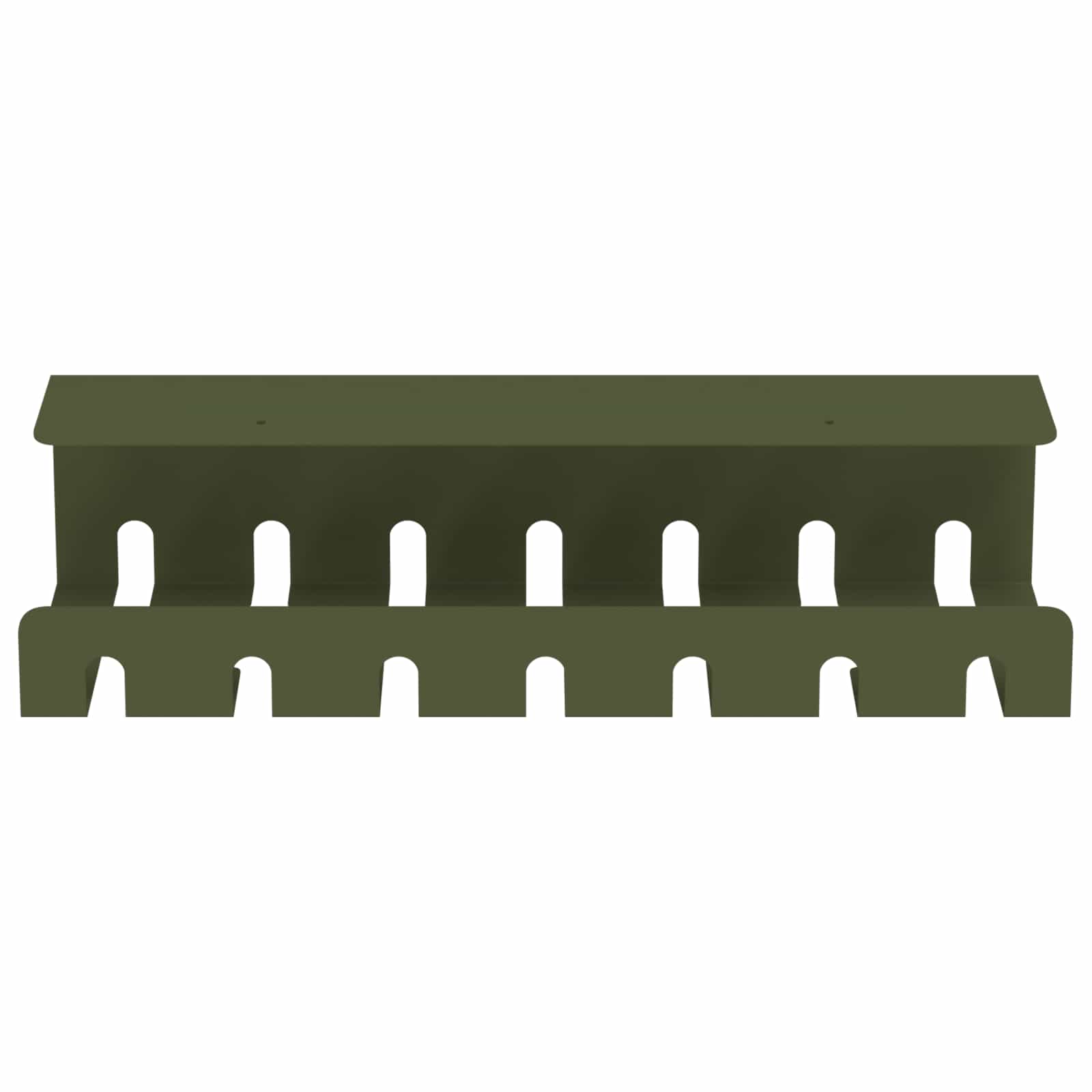 Unter dem Schreibtisch Kabelmanagement Tray 2 Stk. Anthrazit