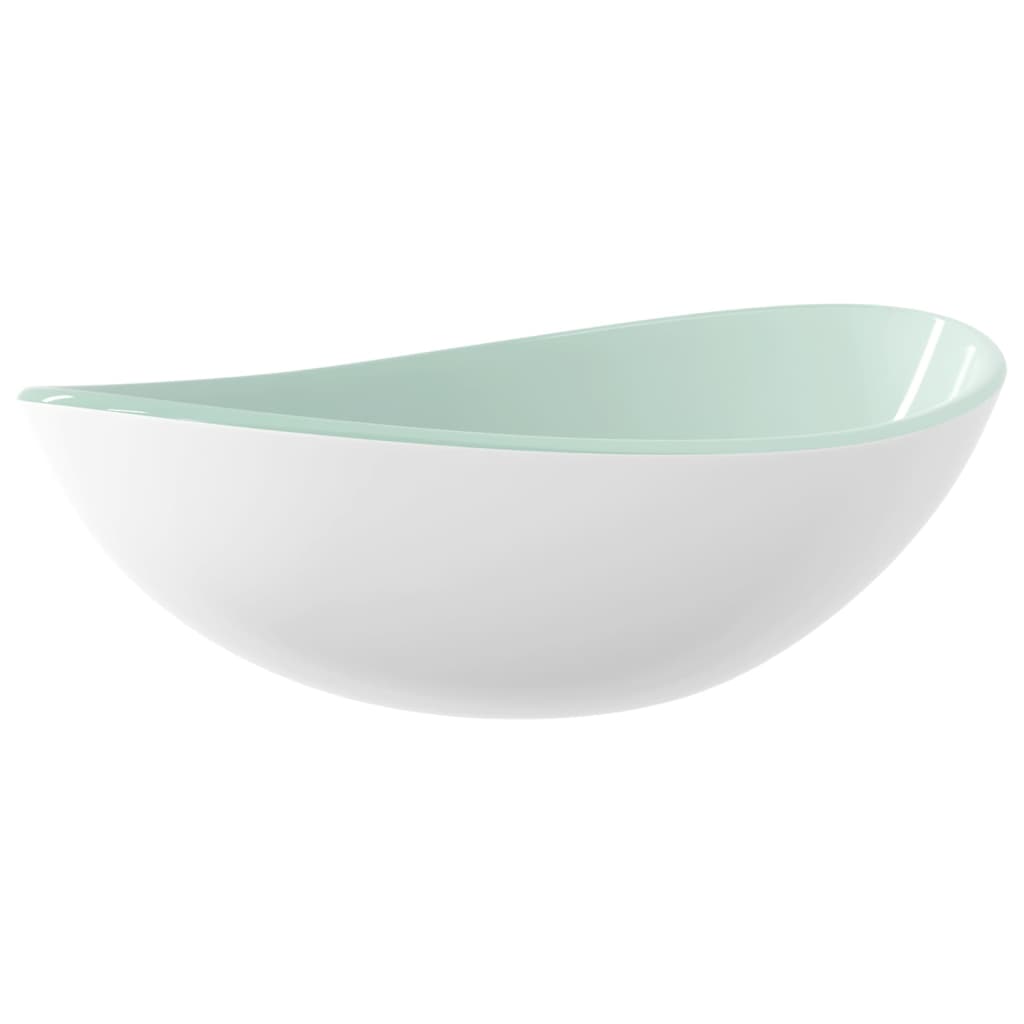 Waschbecken Hartglas 54,5x35x15,5 cm Transparent