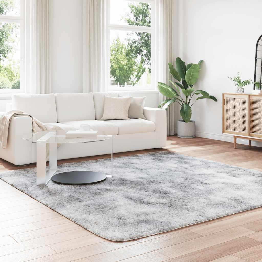 Teppich Shaggy Hochflor NAVARRA Beige 60x100 cm Polyester