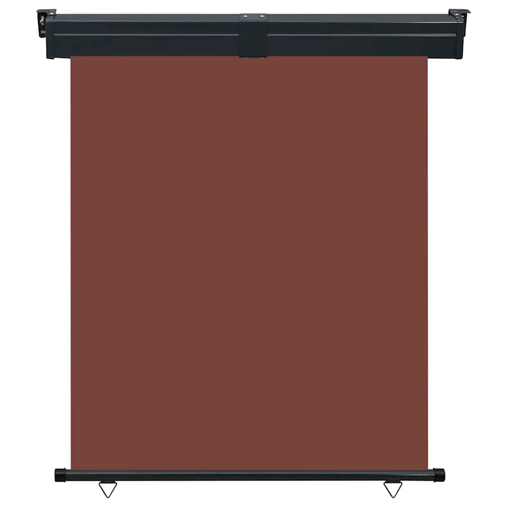 Balkon Seitenmarkise 60 x 250 cm 100% Polyester Eisen Stahl
