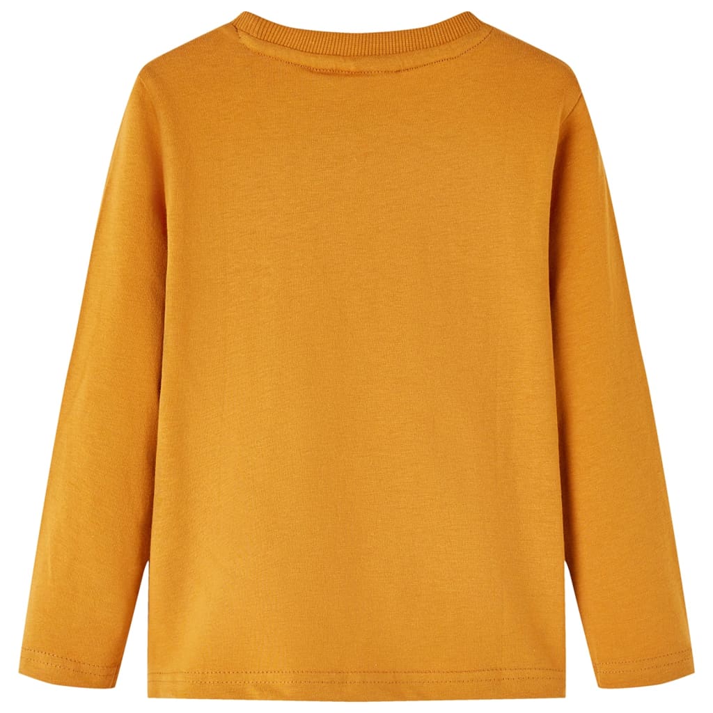 Kinder-Langarmshirt Dunkelrot 116