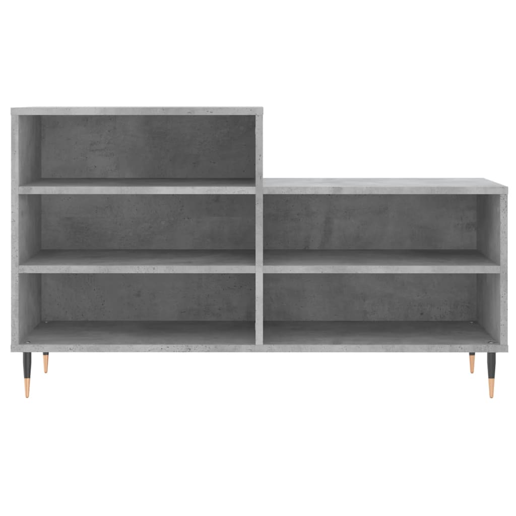 Schuhregal Schwarz 102x36x60 cm Holzwerkstoff