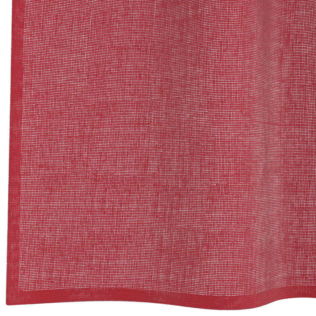 Voile Vorhänge mit Ösen 2 Stk. Apfelgrün 140x140 cm