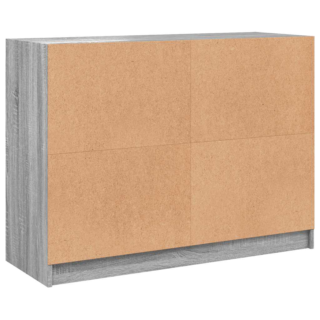 Bücherschrank mit Türen Weiß 204x37x75 cm Holzwerkstoff