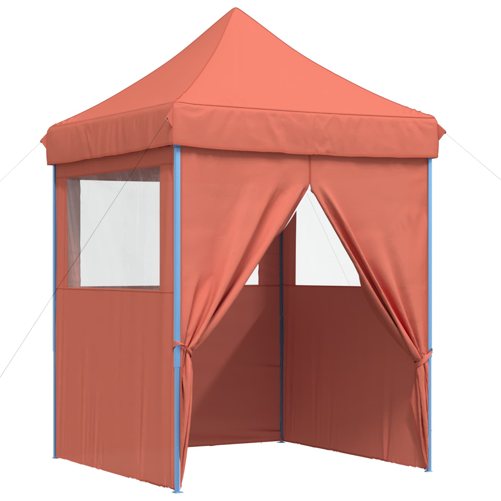Partyzelt Faltbar Pop-Up Schwarz 200x200x306 cm