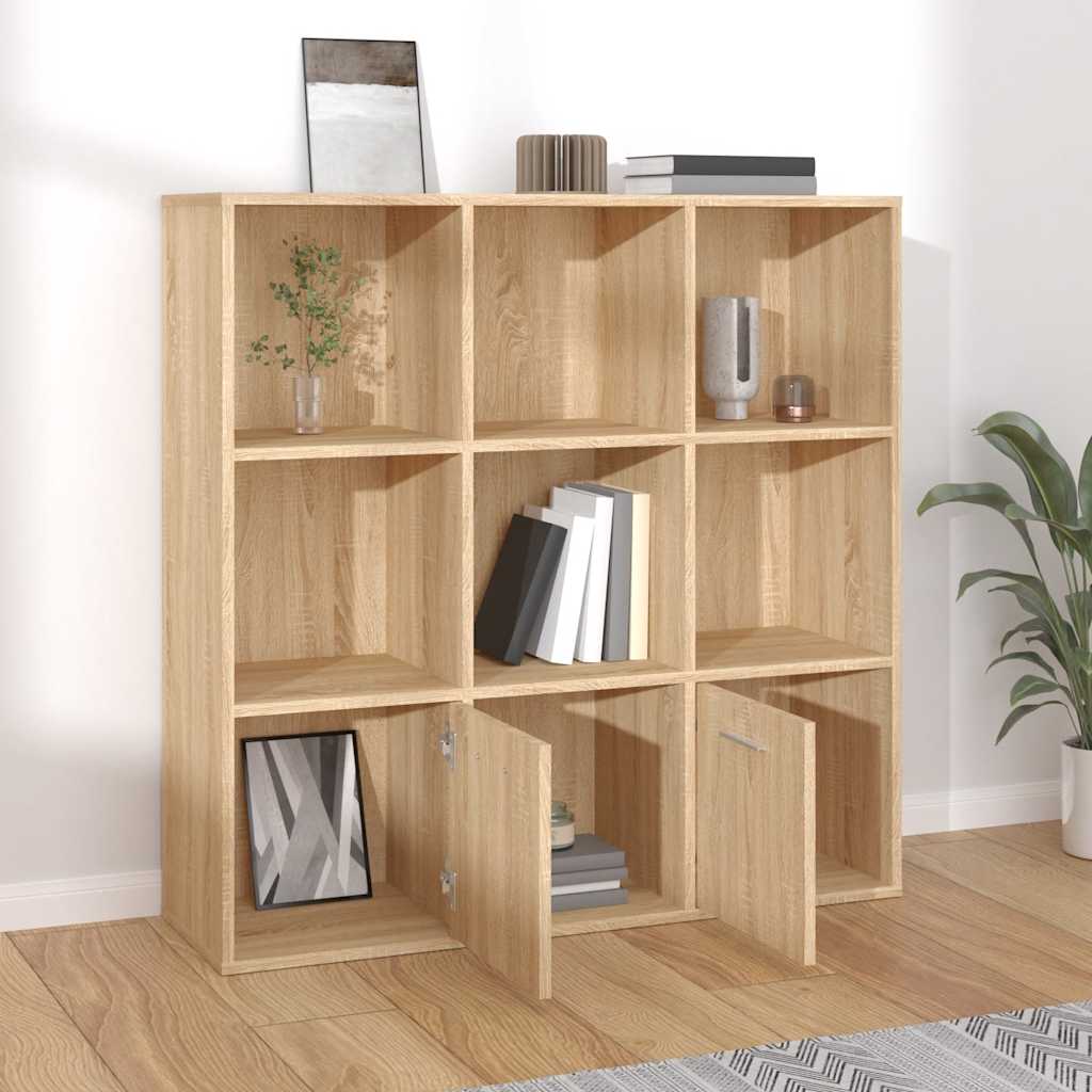 Bücherregal Weiß 98x30x98 cm Holzwerkstoff