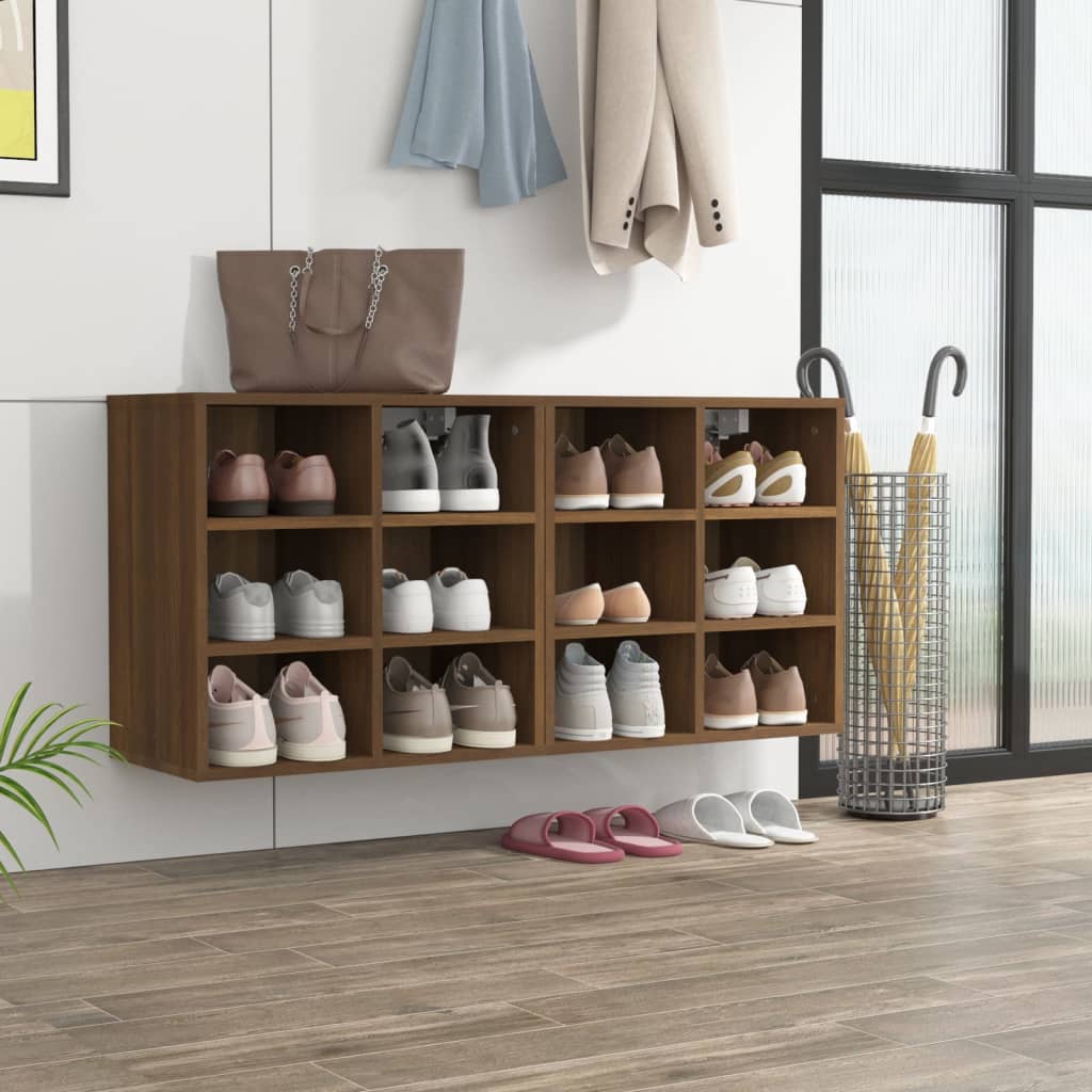 Schuhregale 2 Stk. Weiß 52,5x30x50 cm