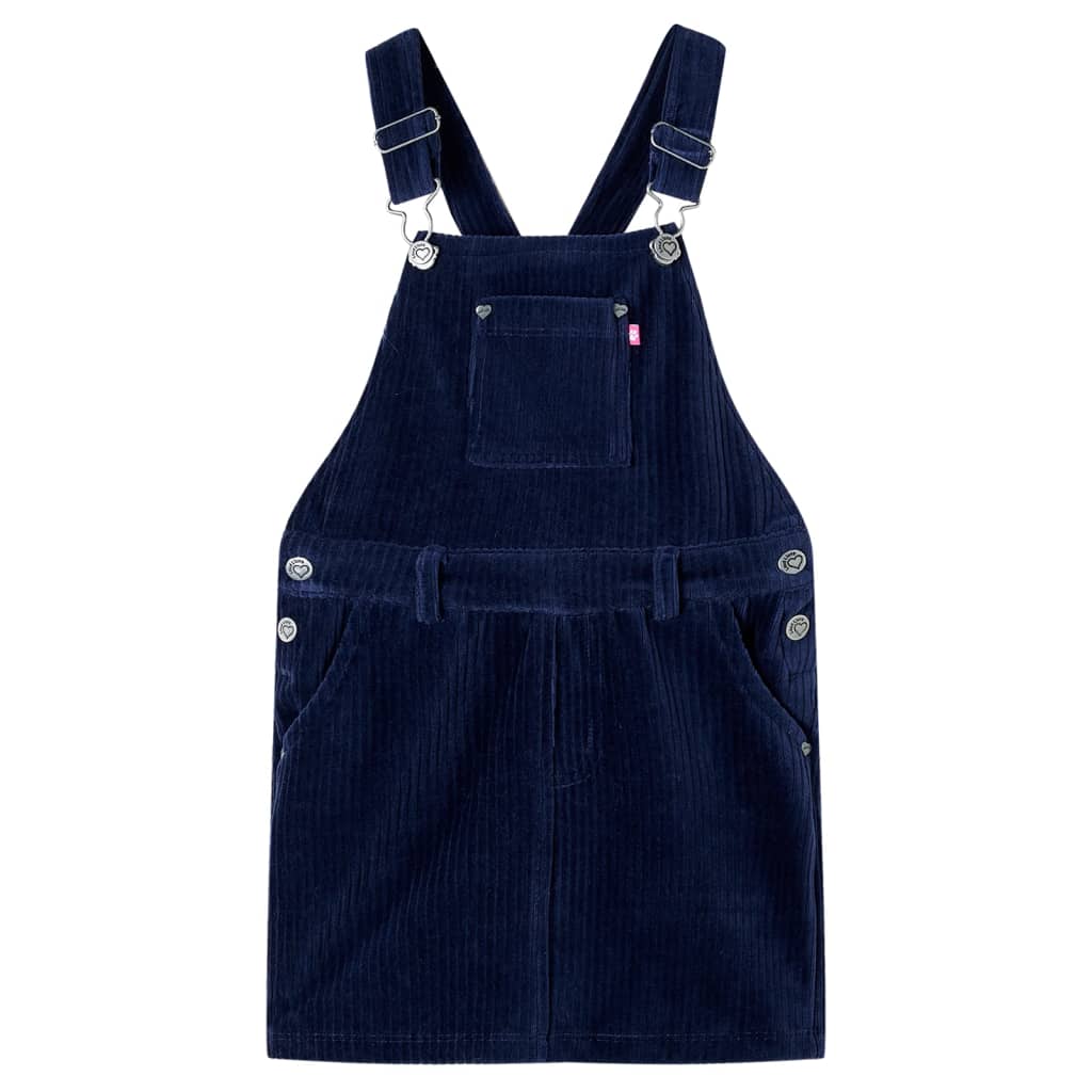 Kinder-Latzkleid Cord Hellrosa 92