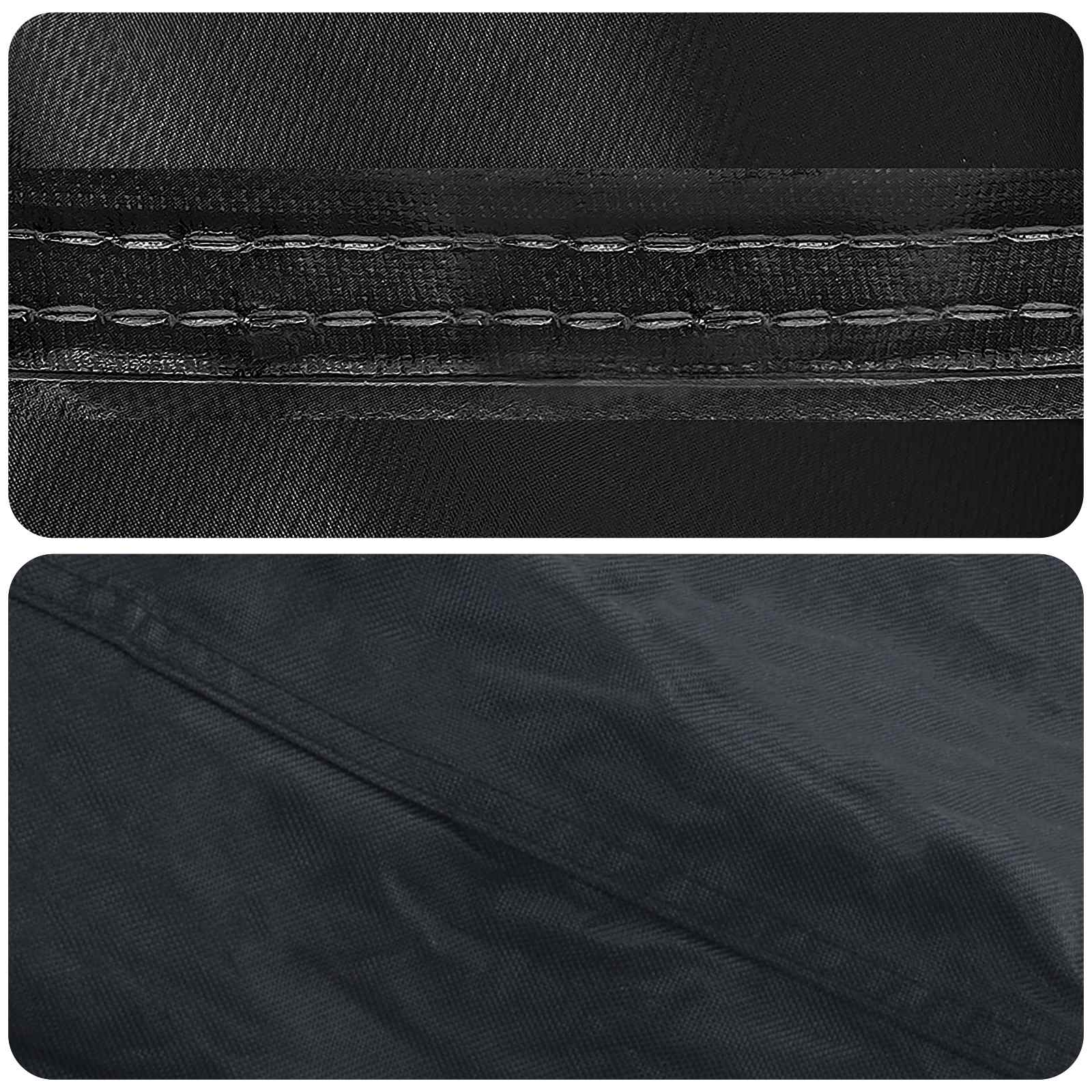 Tischdecken Uni Schwarz 62 x 62 x 70 cm Stoff