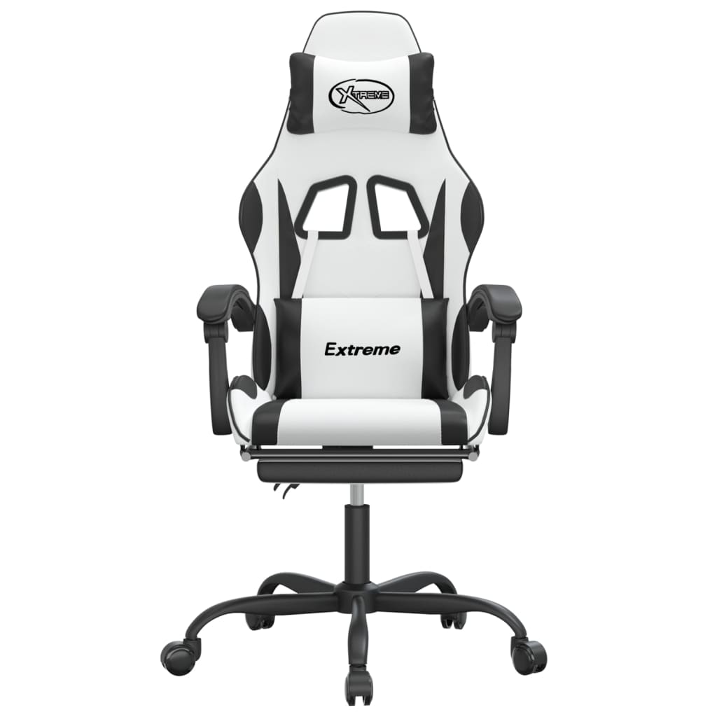 Gaming-Stuhl Schwarz und Golden Kunstleder