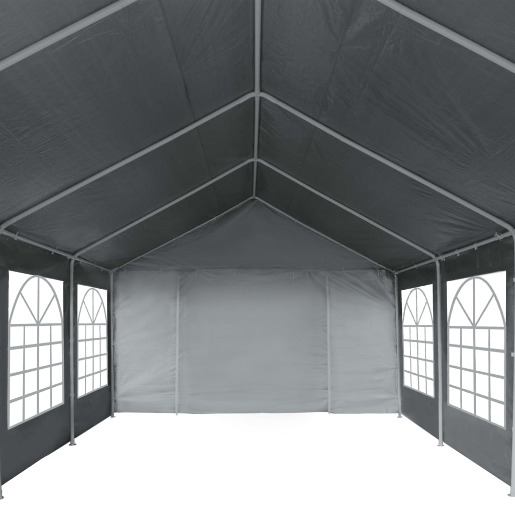 Partyzelt PE 4x8 m Grau