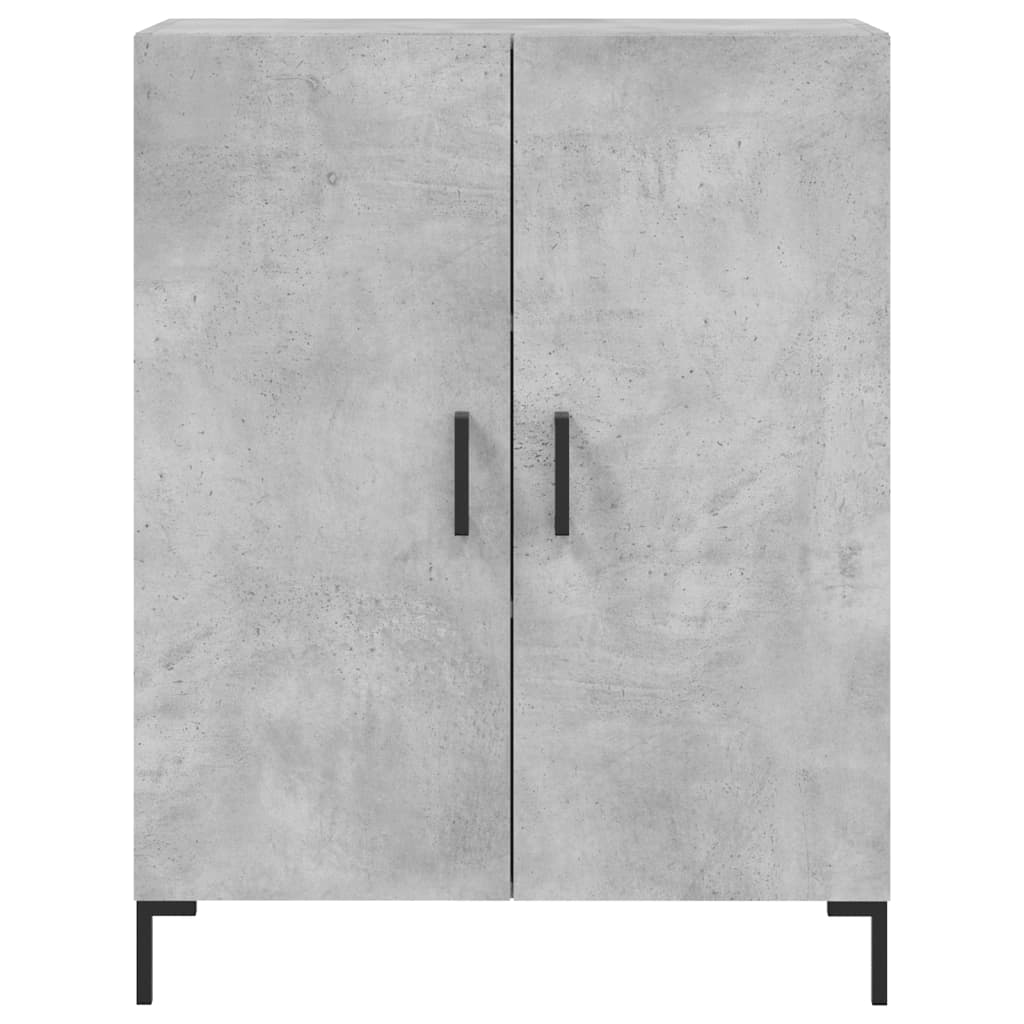 Highboard Hochglanz-Weiß 69,5x34x180 cm Holzwerkstoff