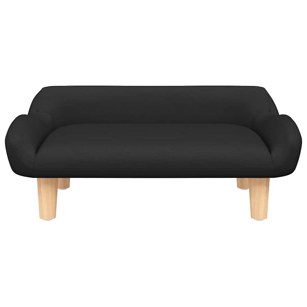Kindersofa Creme 70x40x24 cm Stoff