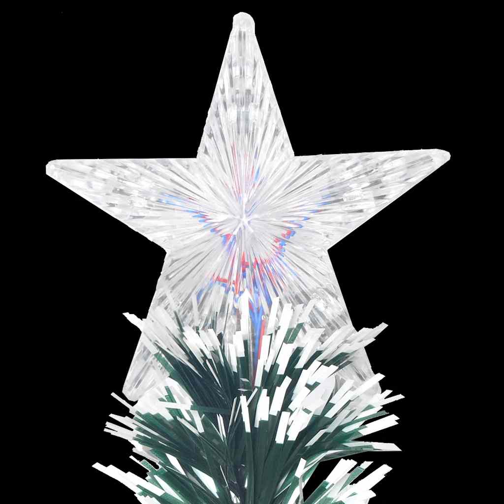 Vorbeleuchteter Weihnachtsbaum mit Ständer und LED 150 cm Glasfaser