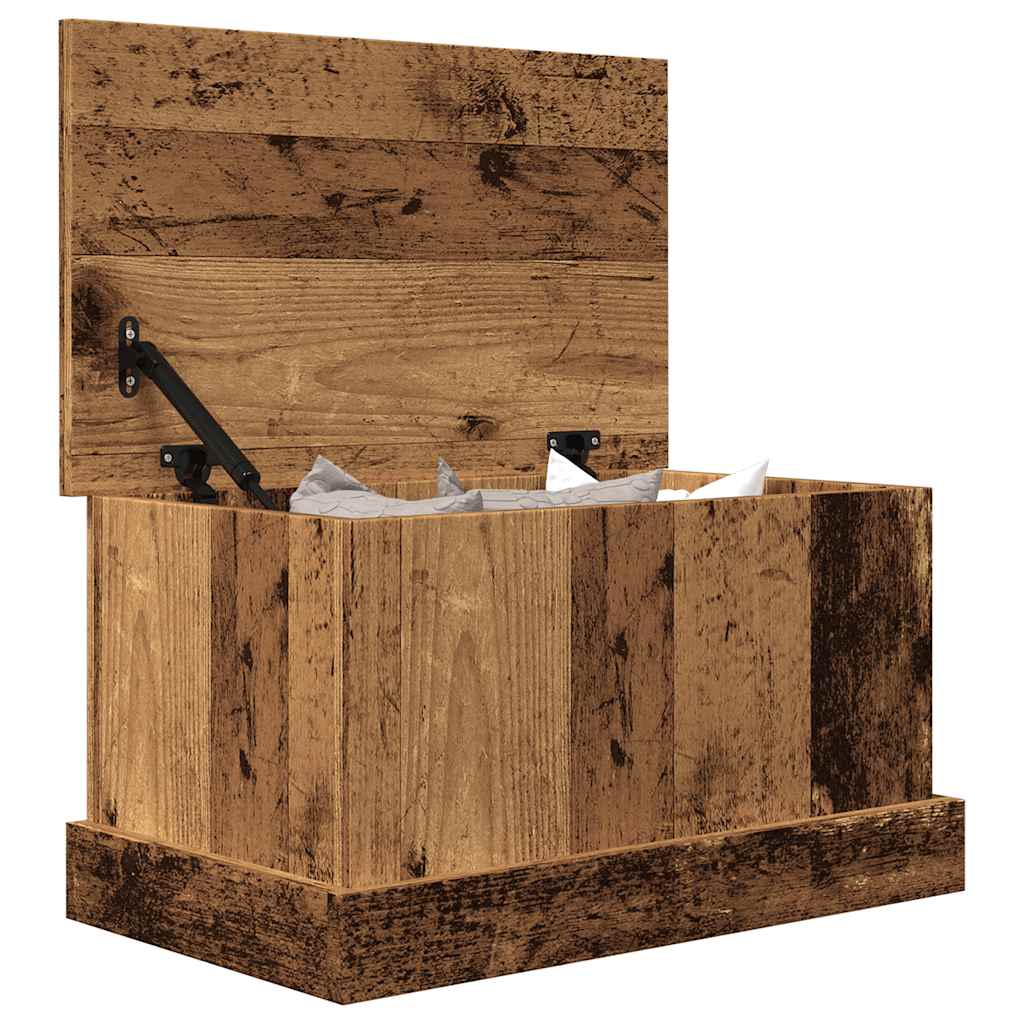 Aufbewahrungsbox Weiß 50 x 30 x 28 cm Holzwerkstoff