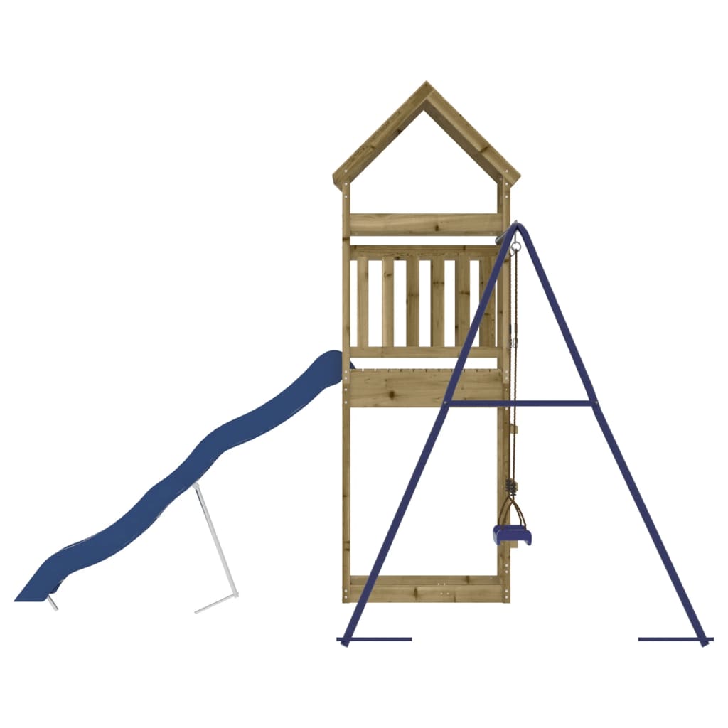 Spielturm Massivholz Kiefer