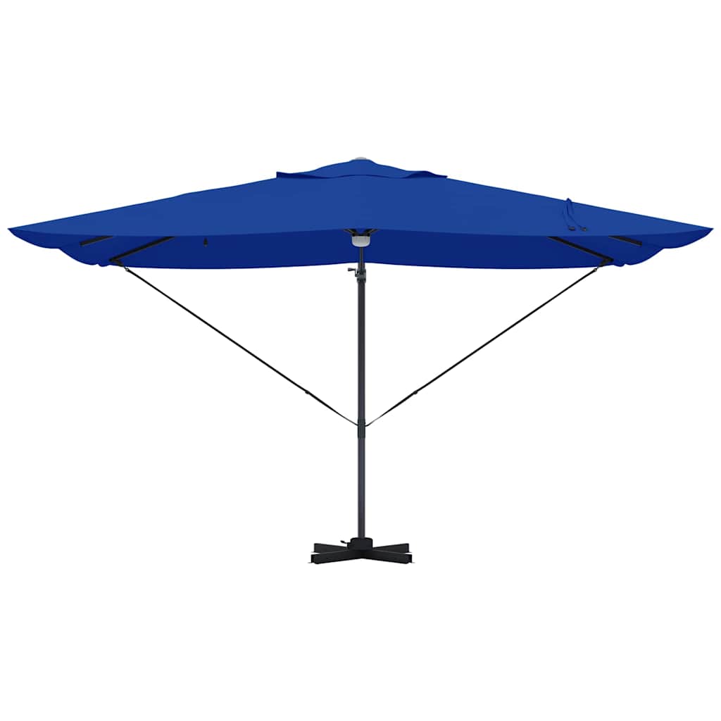 Sonnenschirm Sand 351 x 250 x 253 cm Polyester und Aluminium