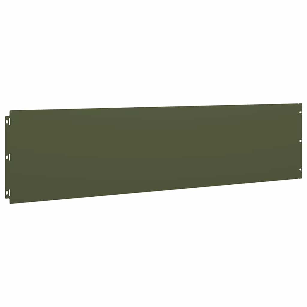 Raseneinfassung 10 pcs 10 x 103 cm Wetterfeststahl Rostig