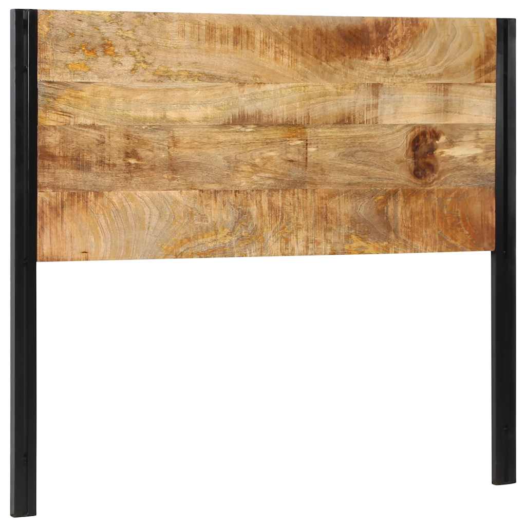 Kopfteil 100 cm Massivholz Mango und Eisen