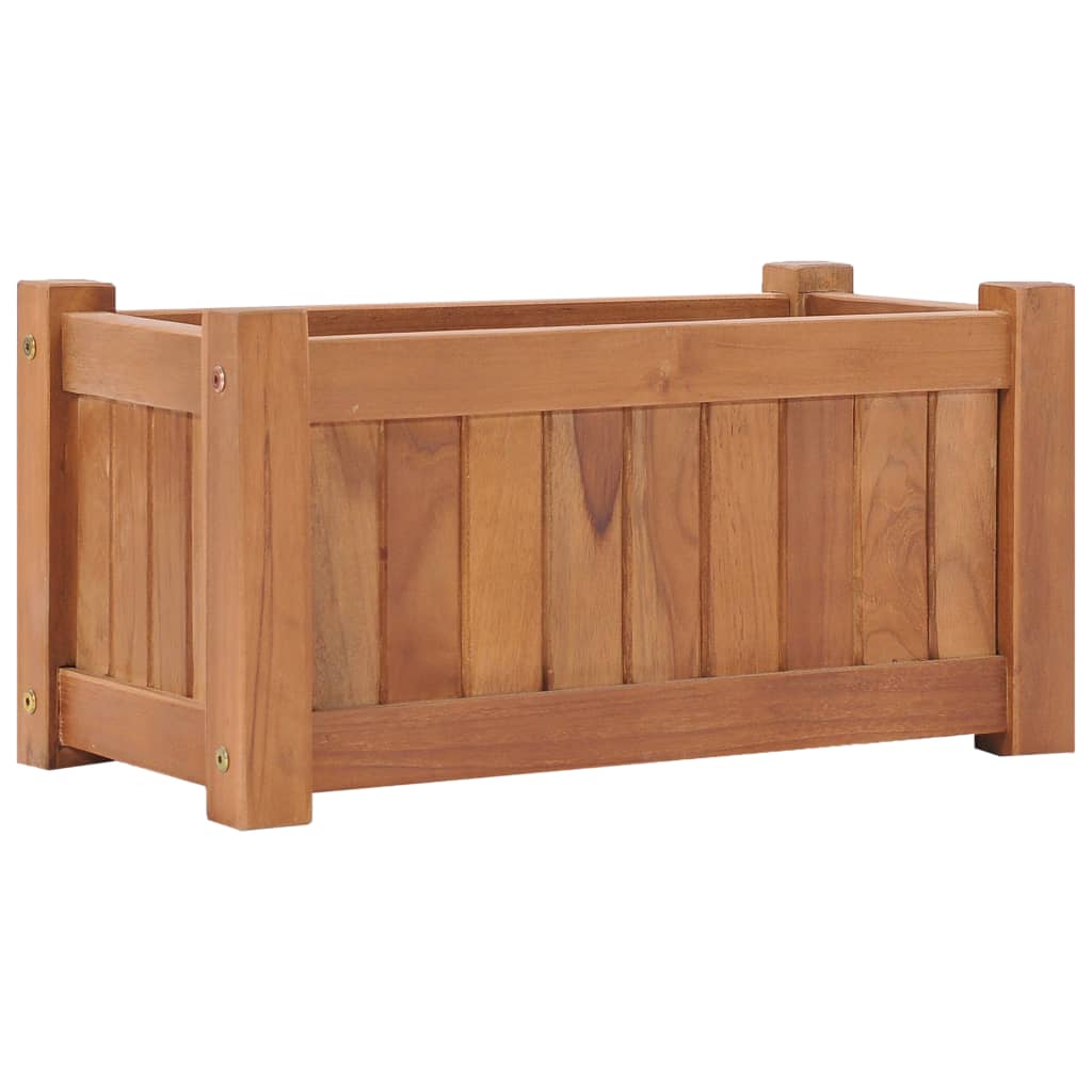 Hochbeet 150x30x25 cm Massivholz Teak