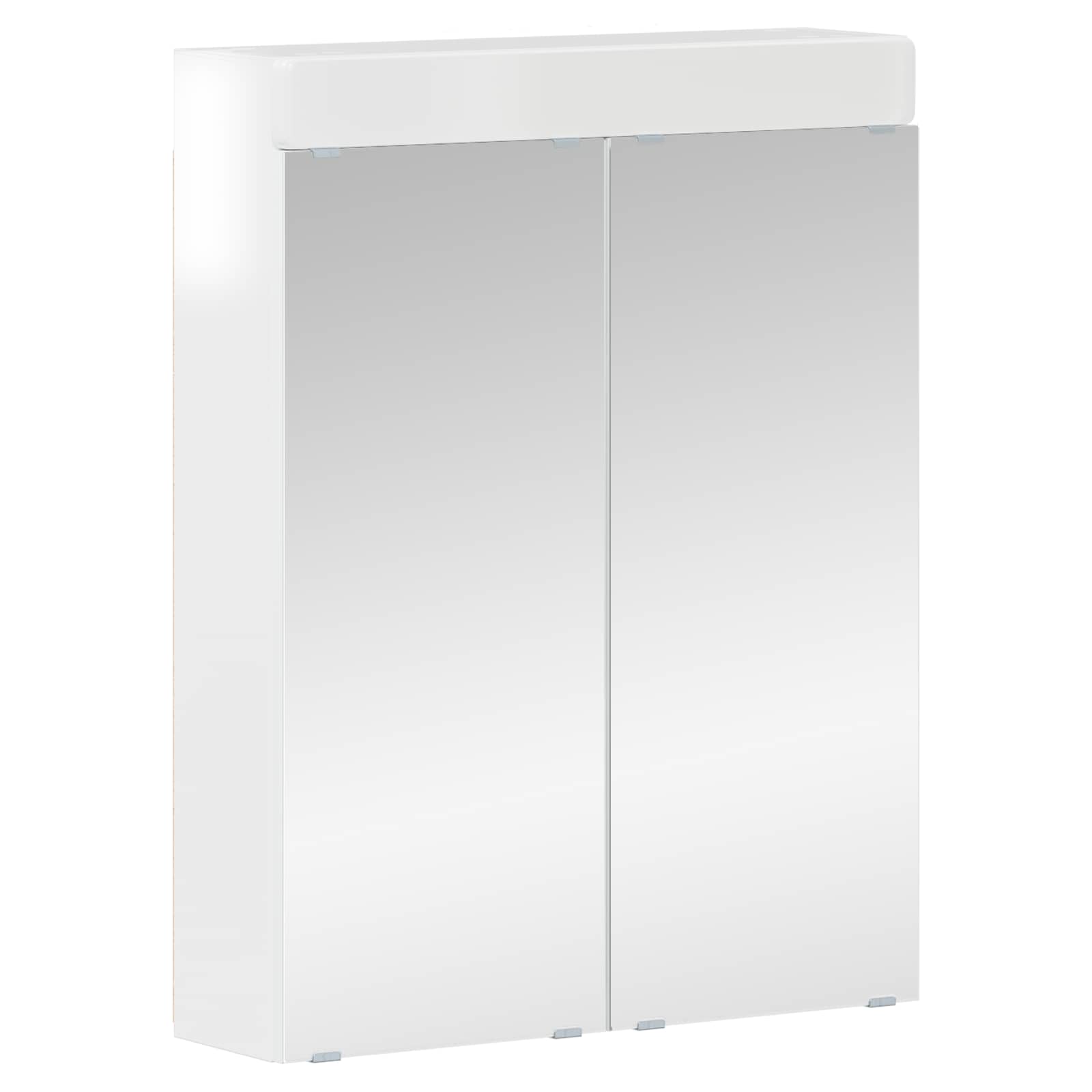 Badezimmermöbel-Set TULUM 2 pcs Weiß 60 x 34 x 63 cm