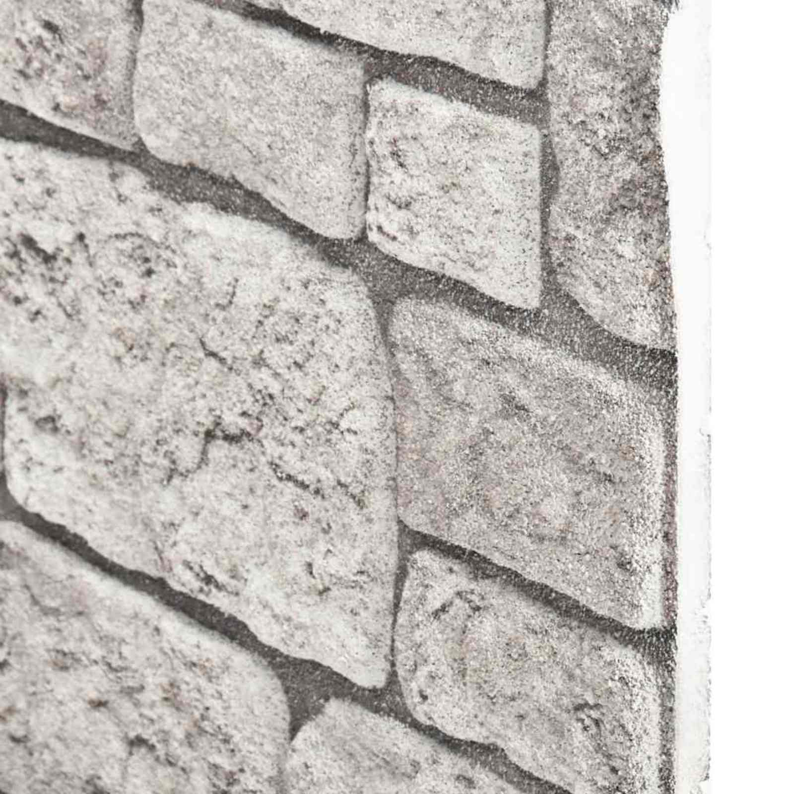 Wandpaneele 10 pcs Ziegel 100 x 50 cm EPS-Schaum