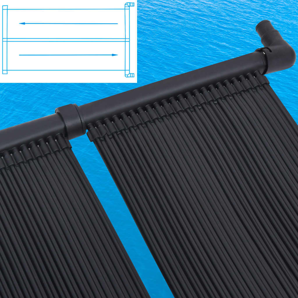 Solar-Panel Poolheizung 2 Stk. 80x310 cm